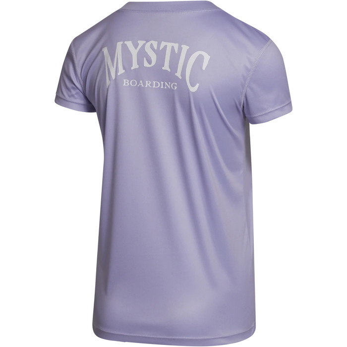 2023 Mystic Jayde Short Sleeve Loose Quickdry Rash Vest 35001.230157 - Dusty Lilac